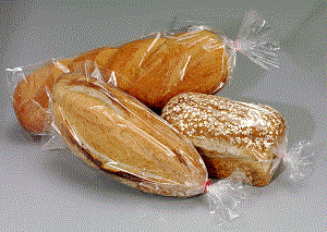 Clear Poly Bread Bag - 6" x 3" x 15"